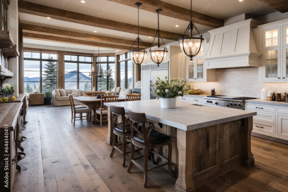 Cozy and Inviting Rustic Farmhouse Kitchen with Modern Touches Cozy and Inviting Rustic Farmhouse Kitchen with Modern Touches