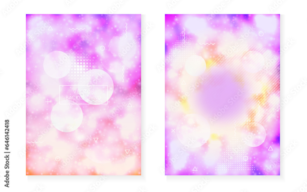 Modern Pattern. Light Multicolor Composition. Magic Graphic. Digital Design. Motion Flyer. Violet Tech Presentation. Summer Dots. Geometric Fluid. Purple Modern Pattern