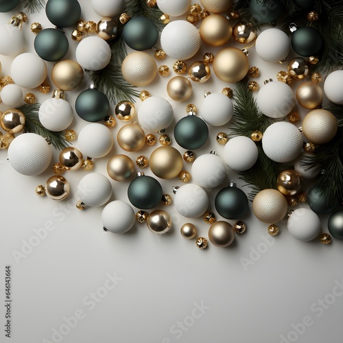 silver and gold christmas balls