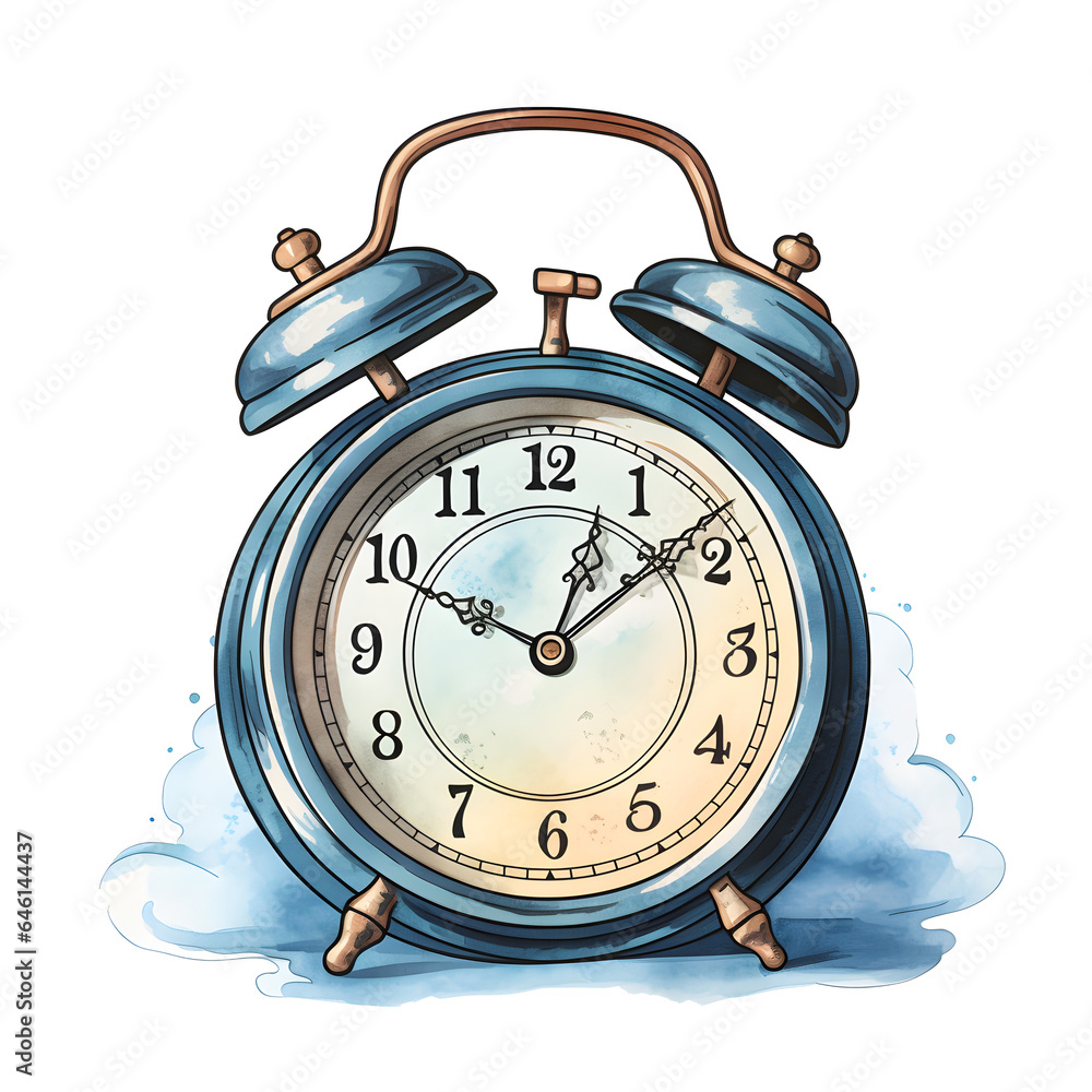 Cartoon clipart of a vintage clock counting down to midnight ...