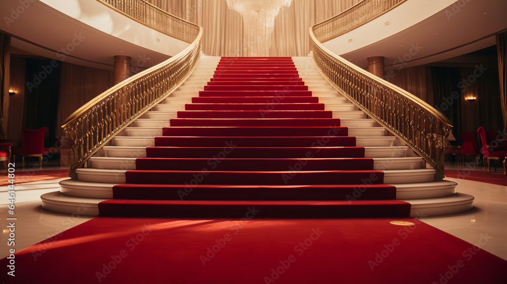 Obraz premium red carpet in a hall