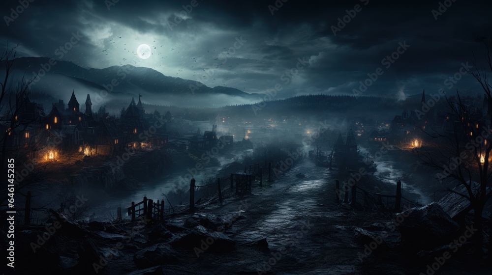 Open World Dark Fantasy Landscape Game Art Open World Dark Fantasy Landscape Game Art