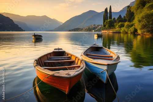 Elegant Summer Escapes: Evening Boats