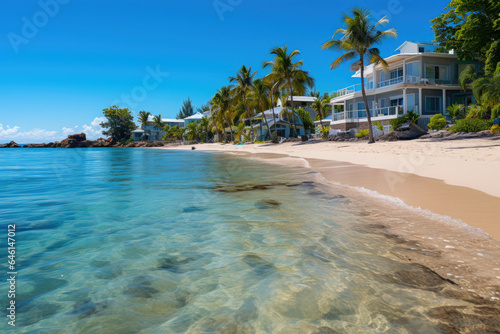 Exotic Caribbean Coastline © AIproduction