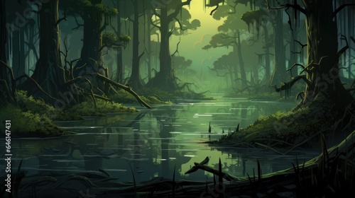 Fantasy Swamps and Wetlands Game Art