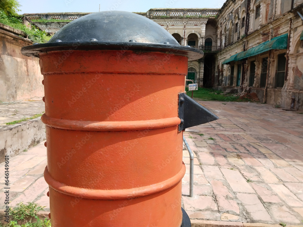 red postboxes outside the India. post office red postboxes outside the India. post office