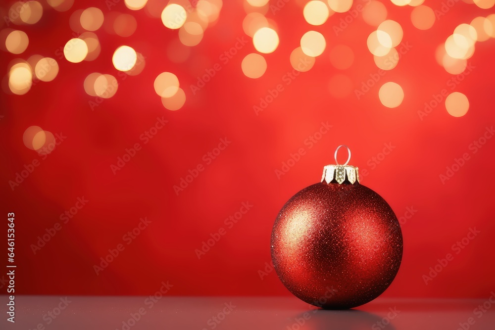 A festive christmas bauble decoration background with copy space. A festive christmas bauble decoration background with copy space.