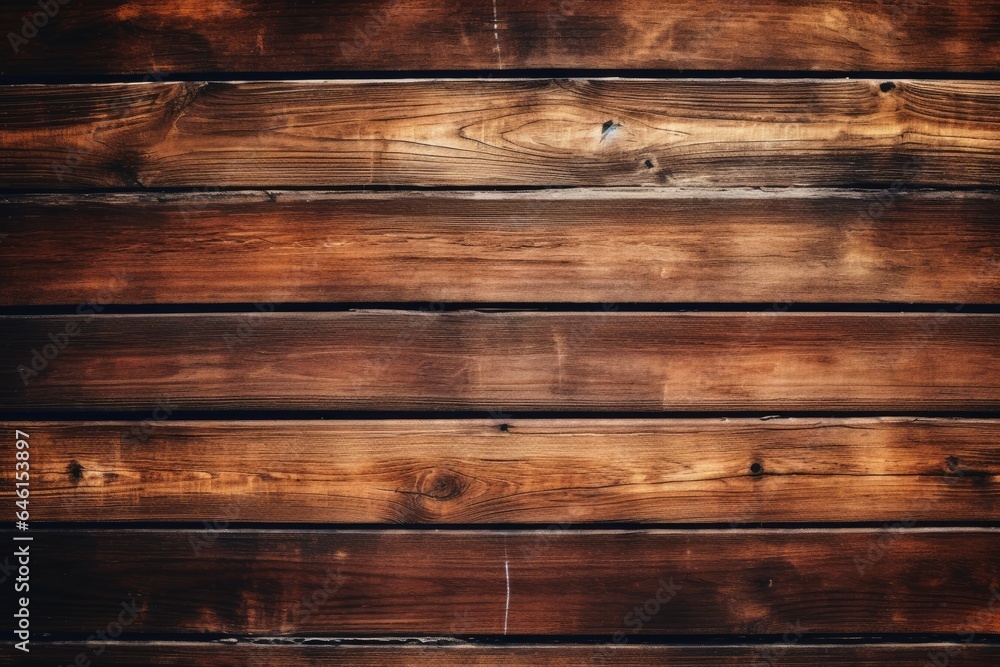 Naklejka premium A stunning wooden plank background texture.