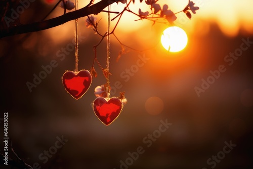 A love and romance background concept.