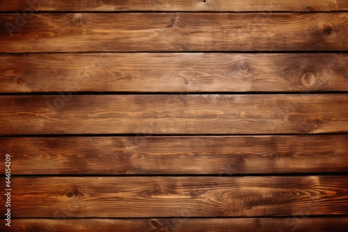 Brown wooden plank background texture.