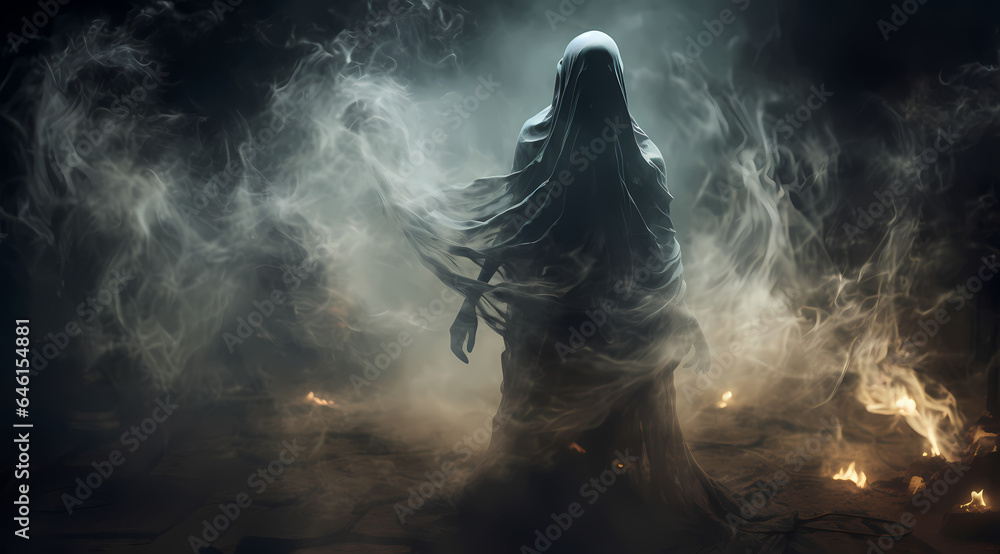 Fototapeta premium ghost in the forest