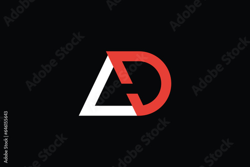 Free Download Creative Vector Letter A D Minimal and Trendy Professional Logo Design - GFXLoad