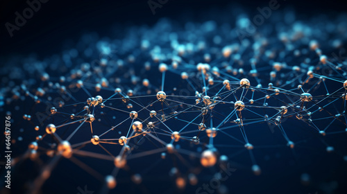 AI-Powered Big Data Visualization in Blue: An Abstract Cybernetic Plexus for Scientific Analysis