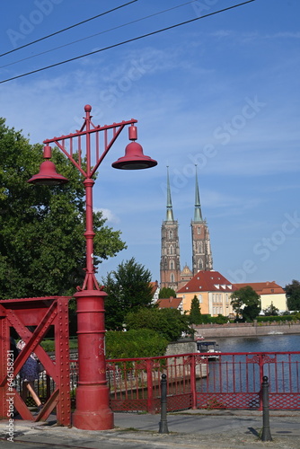 Walking around the historic town of wroclaw