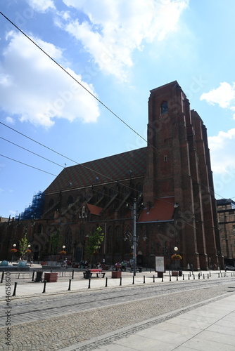 Walking around the historic town of wroclaw