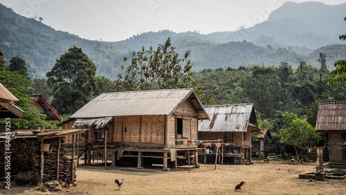 The countryside view around Nong Khiaw in Northern Laos