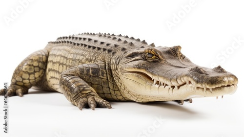 Crocodile Isolated in White © 3D Station