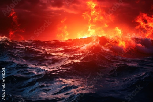 Climate change leads to boiling oceans.