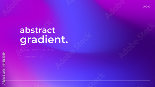Vector blue and purple gradient trendy background abstract