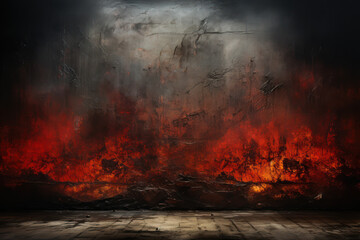 Gloomy and scary background for Halloween, Day of the Dead. Halloween concept. Generative Ai.