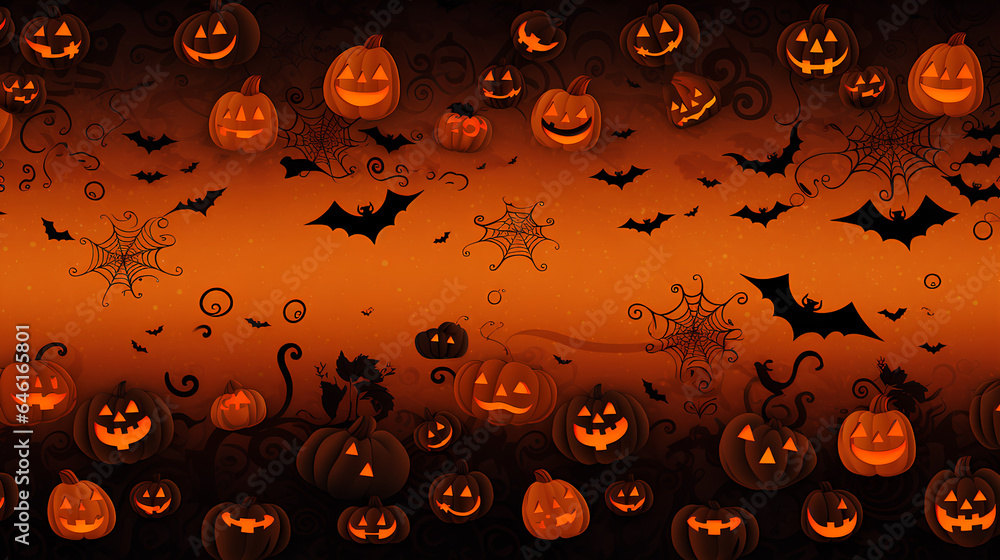 Halloween backgrounds. Illustrated backgrounds for Halloween with pumpkins, bats, cobwebs and scary landscapes. Halloween backgrounds. Illustrated backgrounds for Halloween with pumpkins, bats, cobwebs and scary landscapes.