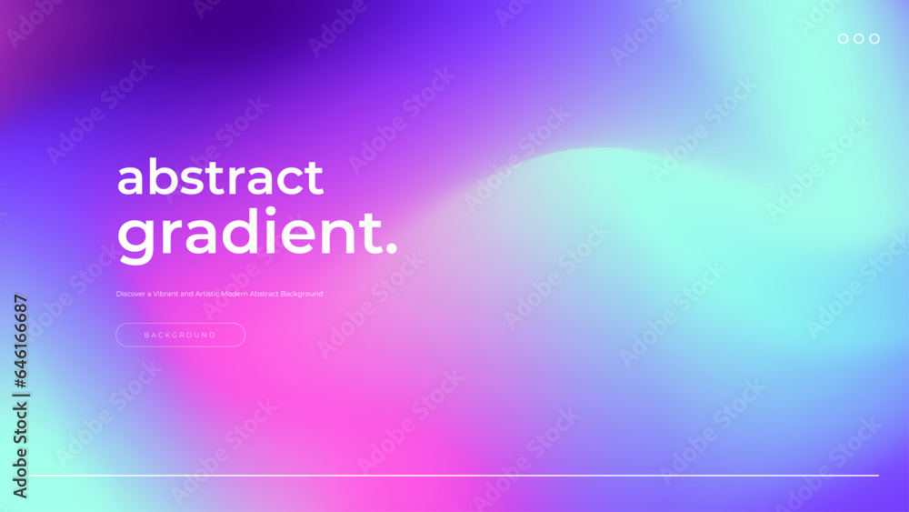 Trendy gradient background blue and purple abstract