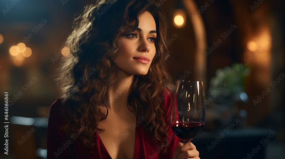 person drinking wine