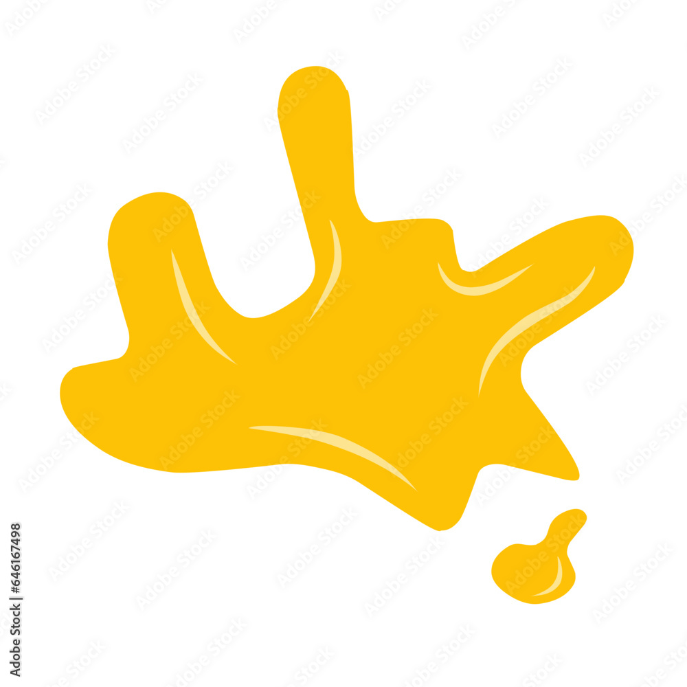 Obraz premium oil spill elements