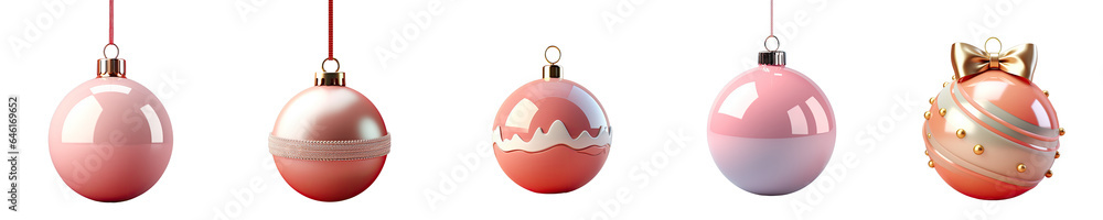 Png Set transparent background with vacant 3D Christmas decoration Png Set transparent background with vacant 3D Christmas decoration