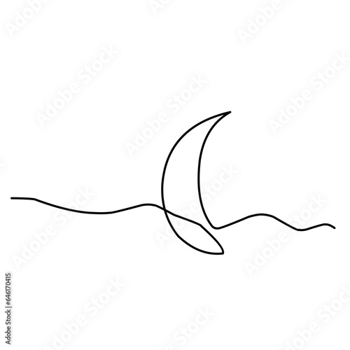 Moon continuous Line 