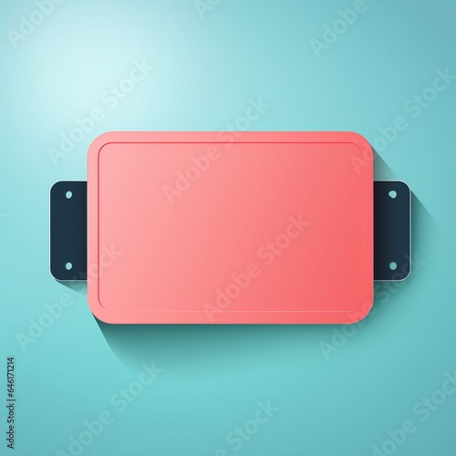 background template for quote with bracket. Speech bubble with bracket. Empty frame for messages. Business card template information text message. Quote text form for motivation inspir : Generative AI