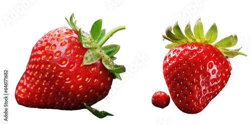 Png Set The strawberry eaten fresh or in various foods like jam juice pies ice cream milkshakes and chocolate transparent background