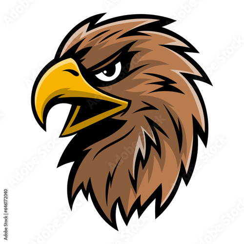 eagle mascot vector logo
