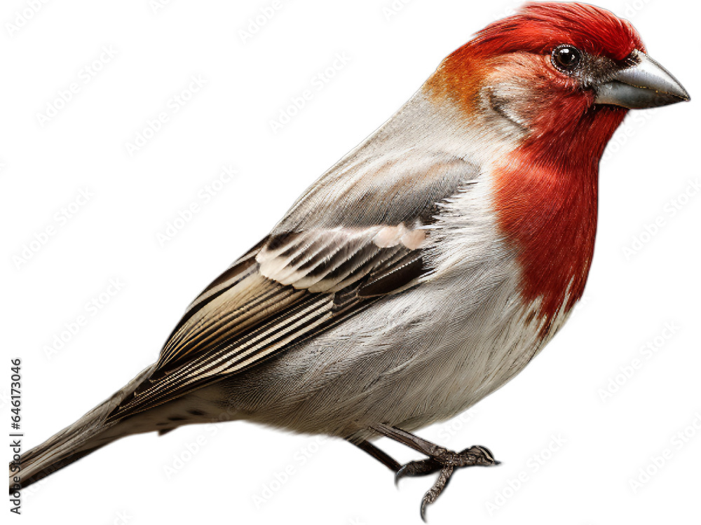 Red-headed Finch Gaze, Transparent Beauty Red-headed Finch Gaze, Transparent Beauty
