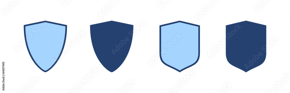 Shield icon vector. Protection icon. Security sign and symbol Shield icon vector. Protection icon. Security sign and symbol