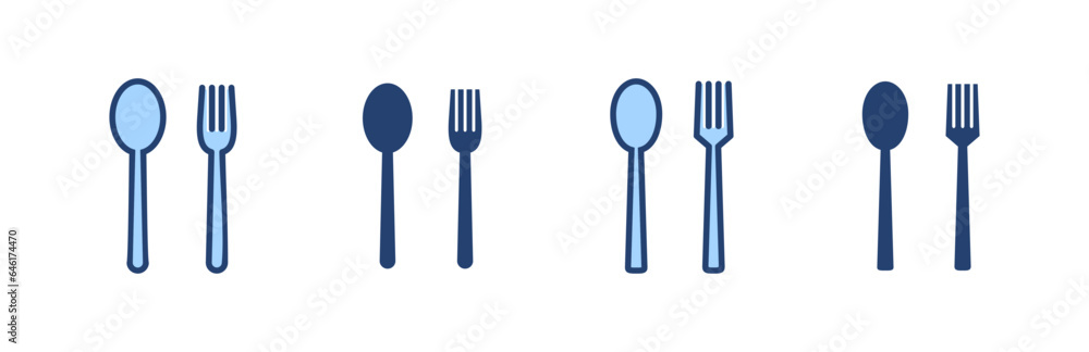 spoon and fork icon vector. spoon, fork and knife icon vector. restaurant sign and symbol spoon and fork icon vector. spoon, fork and knife icon vector. restaurant sign and symbol