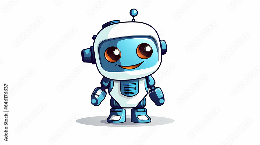 Hand drawn cartoon robot illustration
Hand drawn cartoon robot illustration