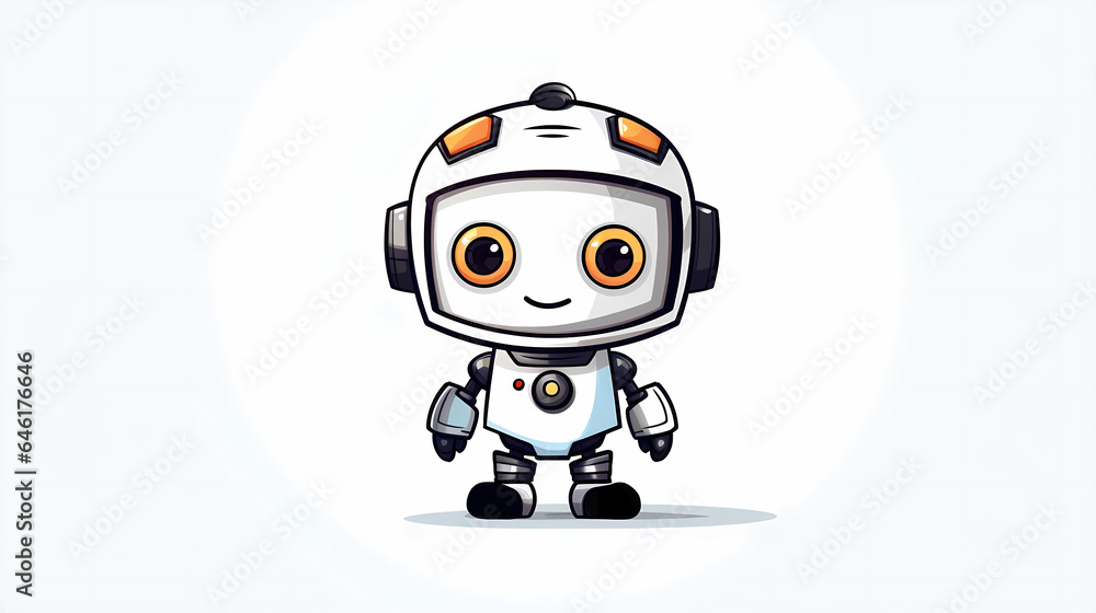 Hand drawn cartoon robot illustration
Hand drawn cartoon robot illustration