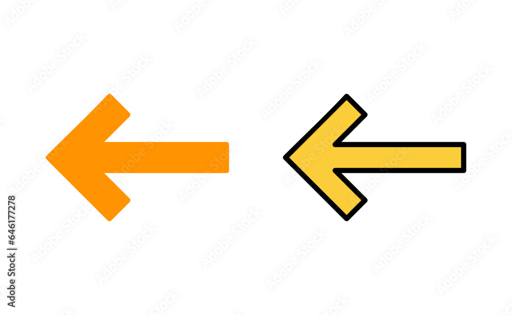Arrow icon set for web and mobile app. Arrow sign and symbol for web design. Arrow icon set for web and mobile app. Arrow sign and symbol for web design.