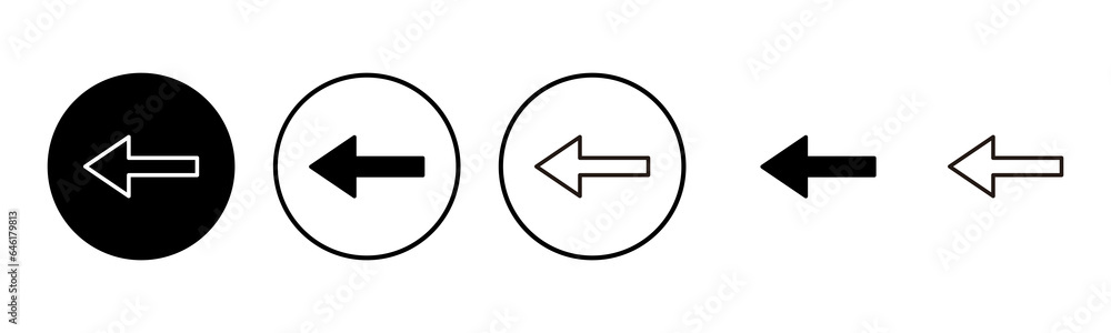 Arrow icon set illustration. Arrow sign and symbol for web design. Arrow icon set illustration. Arrow sign and symbol for web design.