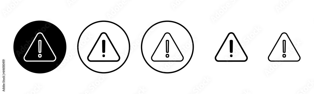Exclamation danger sign illustration. attention sign and symbol. Hazard warning attention sign Exclamation danger sign illustration. attention sign and symbol. Hazard warning attention sign