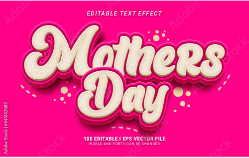 mothers day text effect