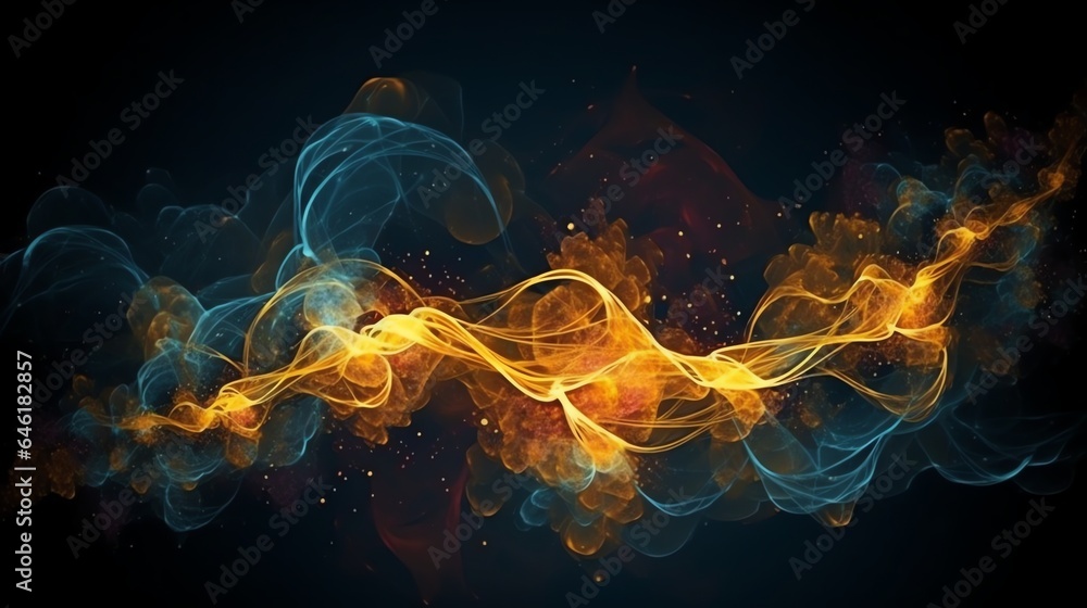 Obraz premium wallpaper background abstrack smoke