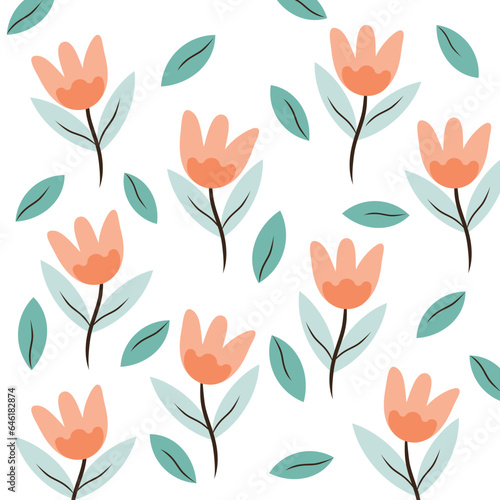 seamless floral pattern #646182874