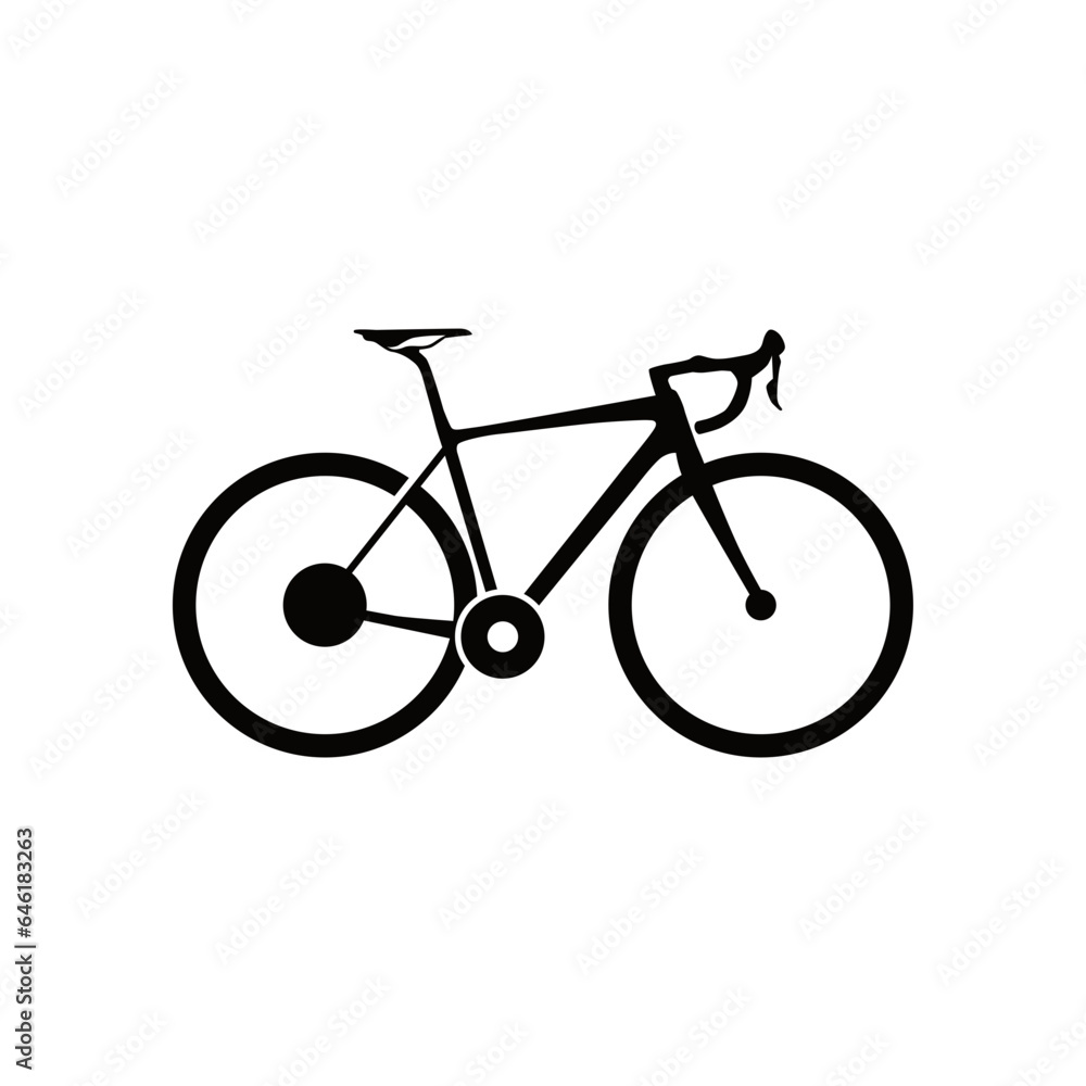 vector flat style bicycle logo vector flat style bicycle logo