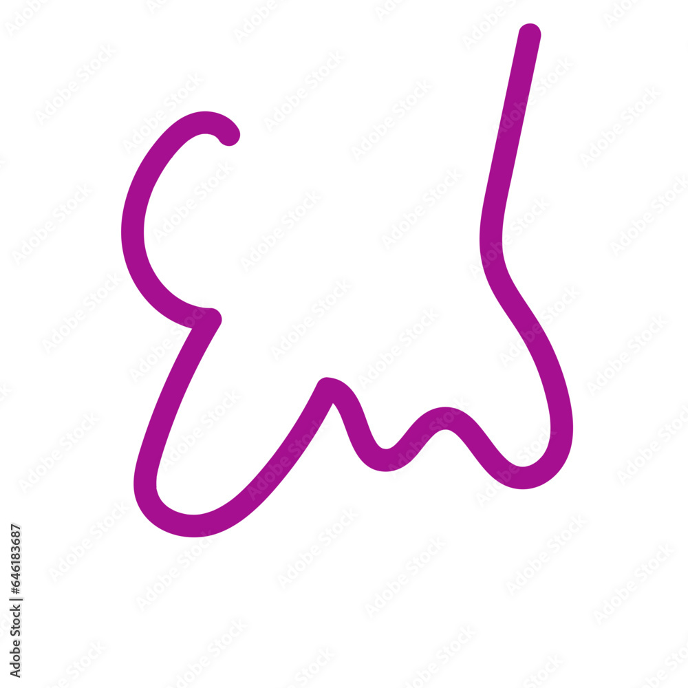 Pink Squiggles Lines Vectors Pink Squiggles Lines Vectors