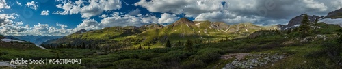 Colorado mountain panorama in the summer at deer park