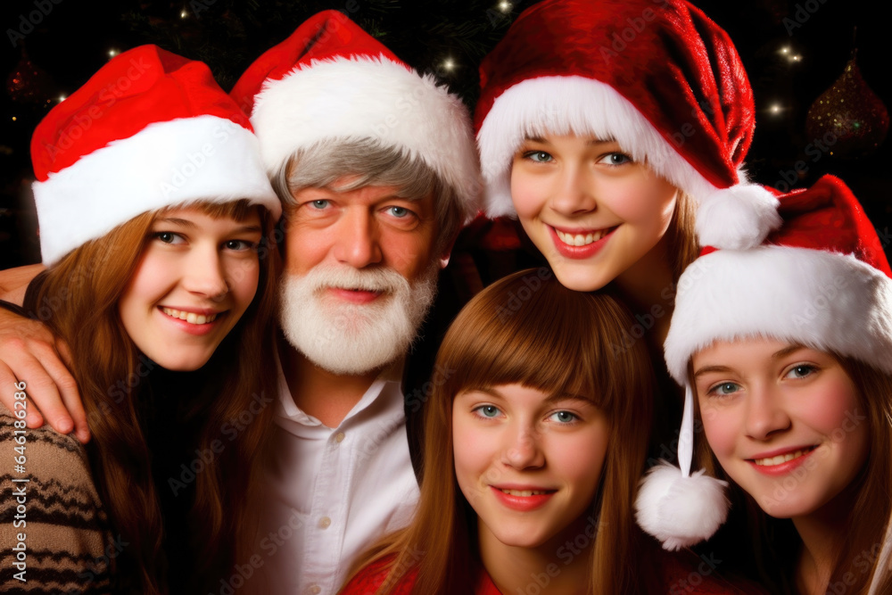 Winter Family - ai generated Winter Family - ai generated