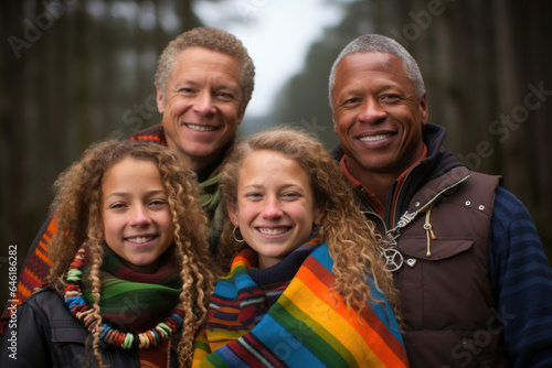 Winter Family - ai generated