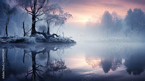 Foggy Winter Morning Serenity